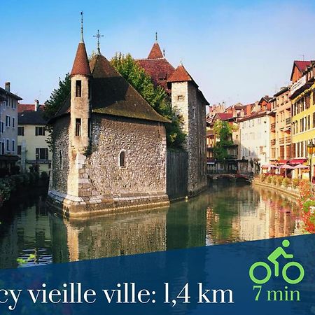 Homey Tidy - New / Proche Centre Annecy / Parking Gratuit / Logement Entierement Equipe Kültér fotó