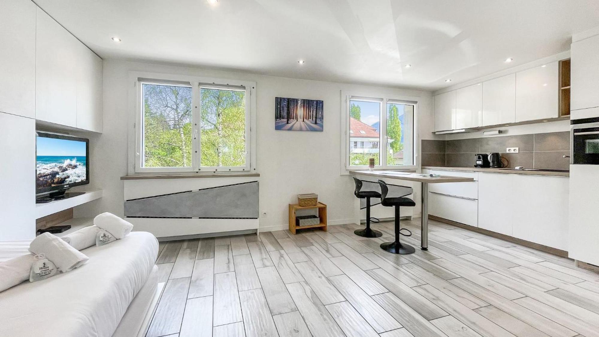 Homey Tidy - New / Proche Centre Annecy / Parking Gratuit / Logement Entierement Equipe Kültér fotó